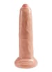 Dildo - Dildo med forhud King Cock lys 22,9 cm - bilde 1