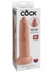 Dildo - Dildo med forhud King Cock lys 22,9 cm - bilde 4