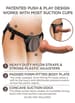 Frekke sexleketøy - King Cock Elite dock strap-on belte - bilde 7