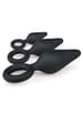 Analsex - EasyToys buttplug Ring sett 3 stk sort - bilde 2