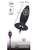 Analsex - Vibrerende analplugg velvet M - bilde 6