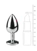 Analsex - EasyToys buttplug med diamant No. 1 sølv - bilde 3