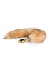 Analsex - EasyToys Fox Tail buttplug No. 1 gull - bilde 1