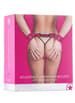 Frekke sexleketøy - Justerbare lærhåndjern rosa - bilde 2