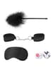 Frekke sexleketøy - Bondage kit nybegynner sort Ouch - bilde 1