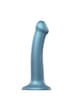 Dildo - Strap-on-me bøyelig dildo blå M - bilde 1