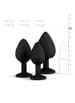 Analsex - EasyToys buttplug med diamant 3 stk - bilde 8