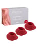 Tilbehør - Womanizer reservehetter 3 x rød S - bilde 1