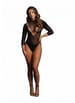 Sexy undertøy - Nettingbody Le Desir sort One Size - bilde 3