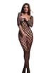 Sexy undertøy - Christine Fishnet Catsuit Safiya Black - bilde 1