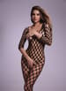 Sexy undertøy - Christine Fishnet Catsuit Safiya Black - bilde 2