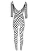 Sexy undertøy - Christine Fishnet Catsuit Safiya Black - bilde 6