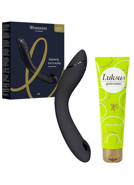 Lenke til Womanizer OG mørk grå orgasmepakke 7