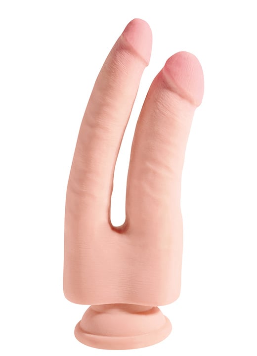 Dildo 2-i-1 King Cock Plus 23,5 cm