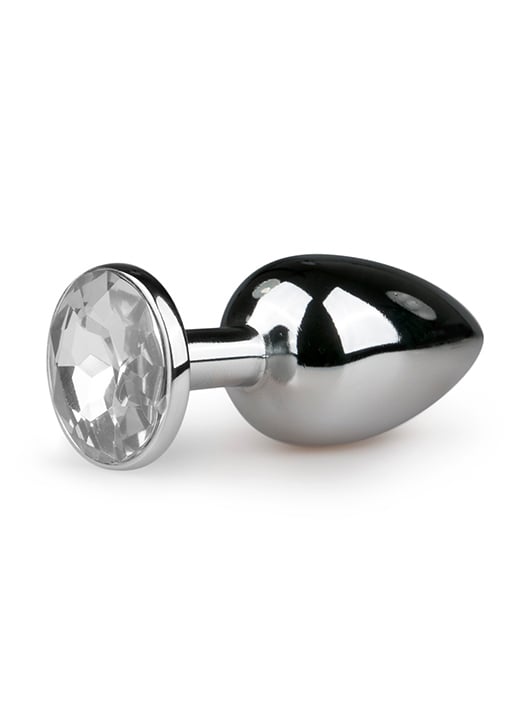 EasyToys buttplug med diamant No. 1 sølv