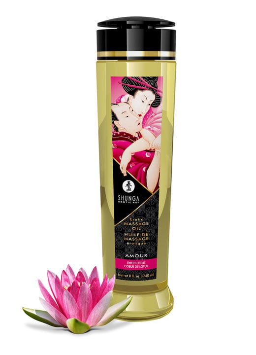 Shunga massasjeolje Lotus