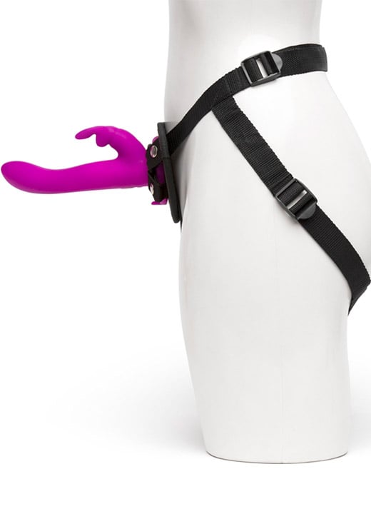 Strap on rabbitvibrator Happy Rabbit