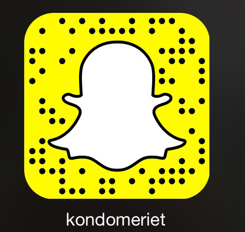 Følg Kondomeriet på Snapchat