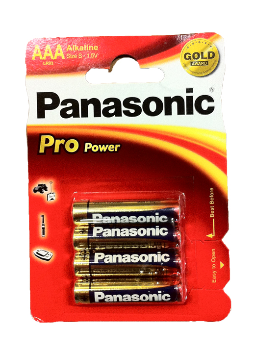 Panasonic AAA-batterier 4pk | Kondomeriet