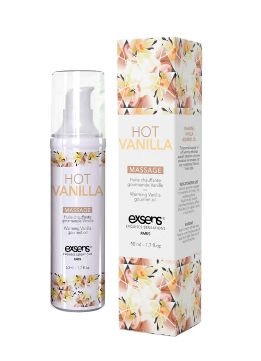 Exsens Hot vanilla massasjeolje varmende
